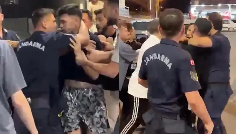 Jandarmaya Kimlik Kontrolünde Saldırı: 8 Gözaltı İşlemi Gerçekleşti!
