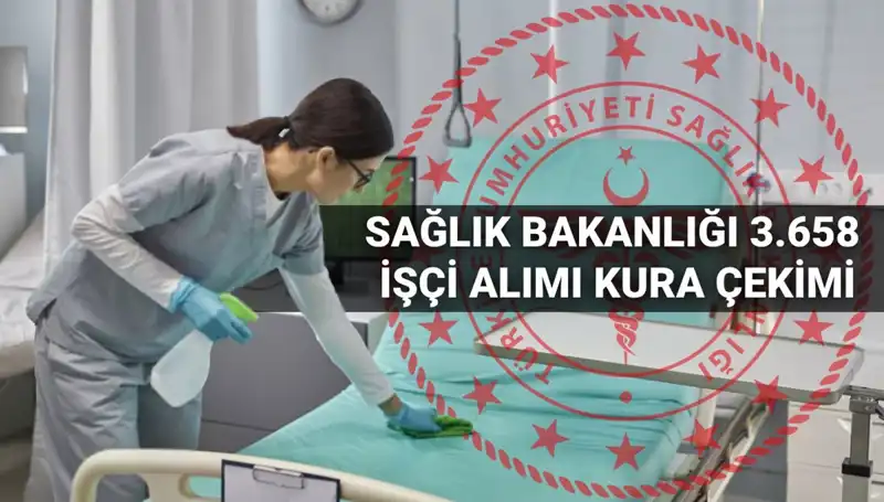 Sağlık Bakanlığı 2025'te 3.658 İşçi Alımı İçin Kura Takvimi Açıklandı