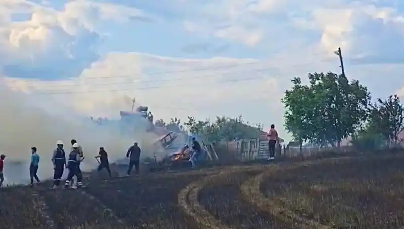 Tarlayı Kundaklayan Kişi, 96 Saat Sonra Polis Tarafından Yakalandı