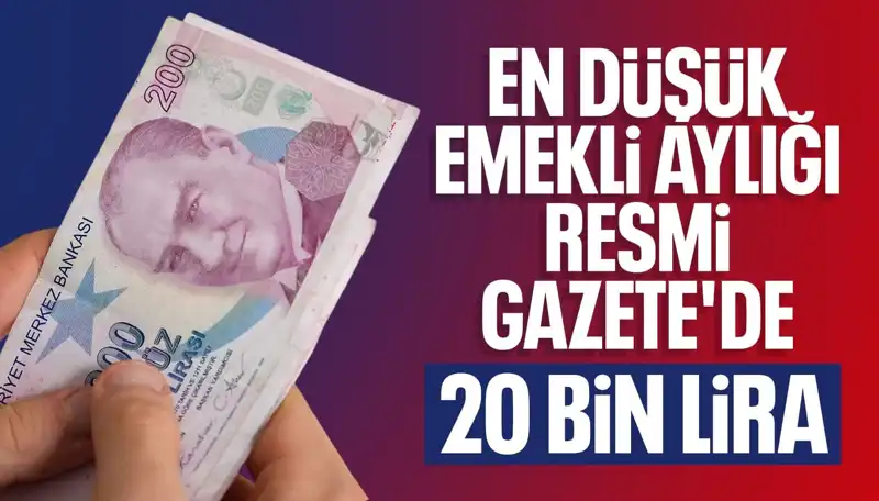 Emeklilere Mükemmel Haber: 2023'te En Düşük Maaş 20 Bin Lira Oldu!
