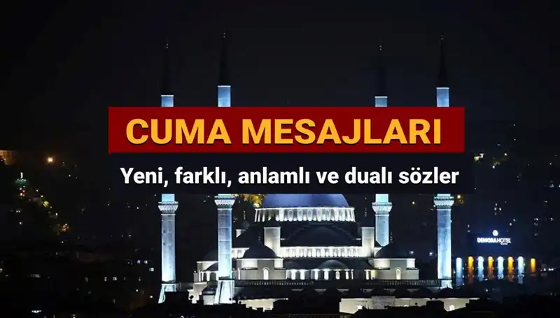 2025 Cuma Günü İçin En Güzel Dualı Cuma Mesajları