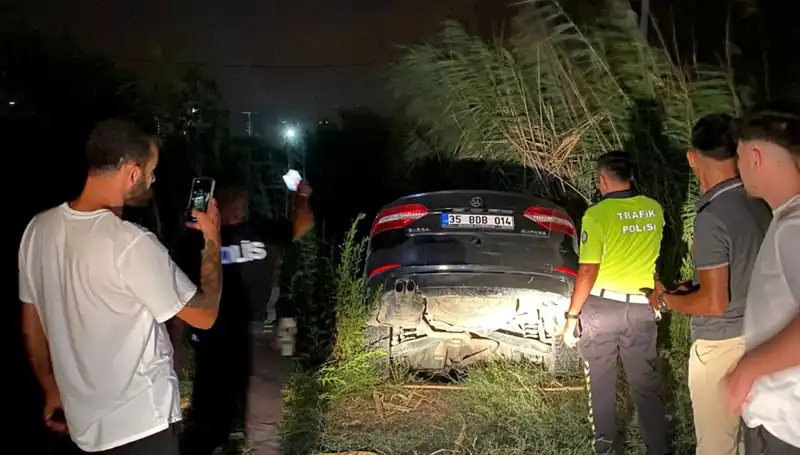 Dur İhtarı Sonrası Kaçış: Trafik Magandası Dere Yatağına Düştü